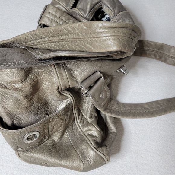 Marc By Marc Jacobs Womens Leather Gold Tone Twist Lock Shoulder Handbag - Picture 14 of 16